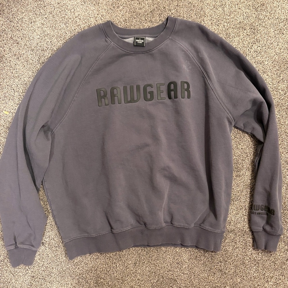 RawGear Crewneck Sweatshirt in Slate Gray